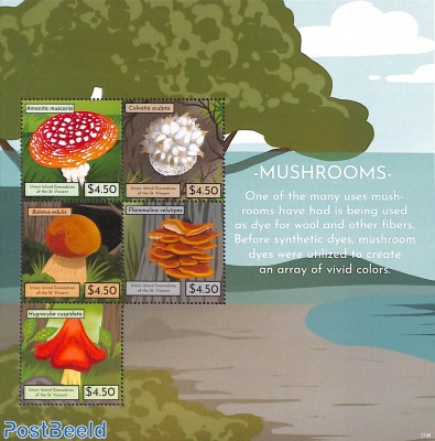 Union Island, Mushrooms 5v m/s