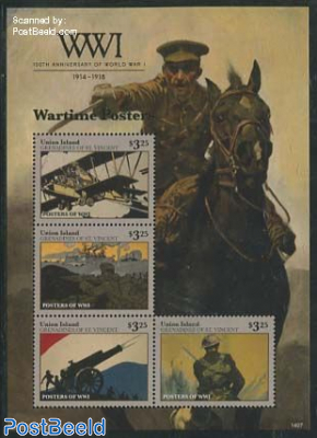 Wartime Posters World War I 4v m/s
