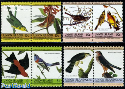 Audubon, birds 8v (4x[:])