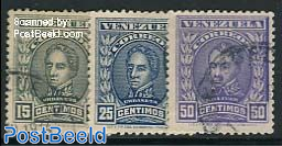 Definitives, reengraved stamps 3v