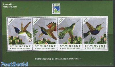 Hummingbirds of the Amazon Rainforest 4v m/s