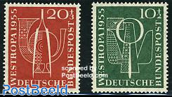 Westropa stamp exposition 2v