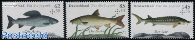 Welfare Stamps, Fish 3v