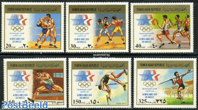 Olympic Games Los Angeles 6v