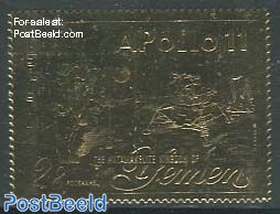 Apollo 11, 1v, gold
