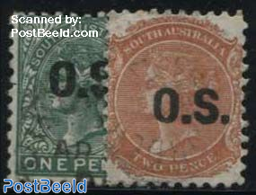 O.S. Overprints 2v