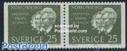 Nobel prize winners 1903 booklet pairs