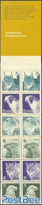 Animals 2x6v in booklet fluorescent