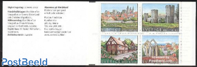 Visby, world heritage 4v in booklet