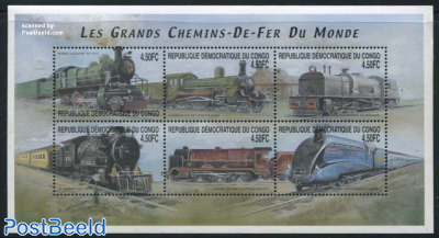 Locomotives 6v m/s (6x4.50Fr)