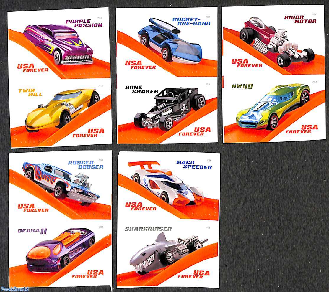 Hot wheels cheap stamps usps