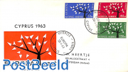Europa (1962 issue) 3v