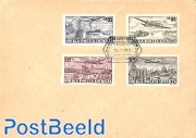 Airmail definitives 4v imperforated